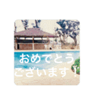 OKINAWAの景色とお花に癒されて③（個別スタンプ：7）