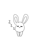 弟のうさぎ。（個別スタンプ：2）