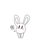 弟のうさぎ。（個別スタンプ：5）
