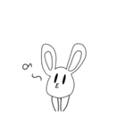 弟のうさぎ。（個別スタンプ：8）