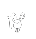 弟のうさぎ。（個別スタンプ：11）