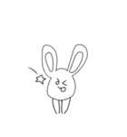 弟のうさぎ。（個別スタンプ：26）