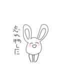 弟のうさぎ。（個別スタンプ：29）