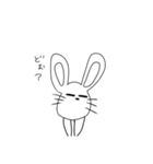 弟のうさぎ。（個別スタンプ：39）
