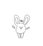 弟のうさぎ。（個別スタンプ：40）