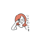 眼鏡のけいこさん（個別スタンプ：3）