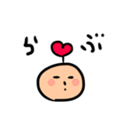 【シンプル＆手抜き感】かおシリーズ（個別スタンプ：4）