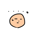 【シンプル＆手抜き感】かおシリーズ（個別スタンプ：9）