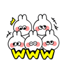 バケットうさぎ（個別スタンプ：8）