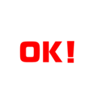 文字スタンプ（自分用）（個別スタンプ：4）