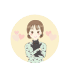 ほのぼのスタンプ^._.^(文字なし)（個別スタンプ：1）