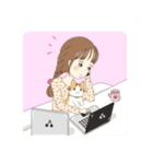 ほのぼのスタンプ^._.^(文字なし)（個別スタンプ：5）