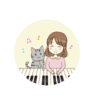 ほのぼのスタンプ^._.^(文字なし)（個別スタンプ：14）