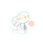 創作男子スタンプ。（個別スタンプ：3）