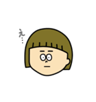 てきとーに返事するボブちゃん（個別スタンプ：4）