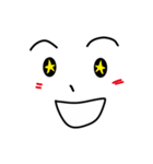 あなたと私 顔の表情（個別スタンプ：24）