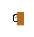 かわいい真顔ごりら（個別スタンプ：5）