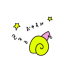 カタツムリさんの日常（個別スタンプ：1）
