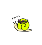 カタツムリさんの日常（個別スタンプ：28）