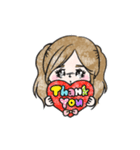 Girly 紗栄子♡スタンプ（個別スタンプ：12）