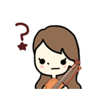 バイオリン大好きガール 2（個別スタンプ：9）