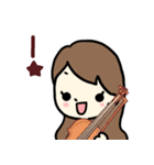 バイオリン大好きガール 2（個別スタンプ：10）