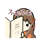 バイオリン大好きガール 2（個別スタンプ：35）