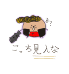 面白いもじゃ友。（個別スタンプ：4）