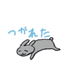 手書き手抜きうさぎ（個別スタンプ：8）