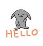 手書き手抜きうさぎ（個別スタンプ：9）