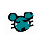 あおねずみくんのイラストメッセ（個別スタンプ：4）