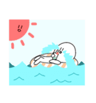 白い何かのすたんぷ（個別スタンプ：15）
