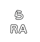 Japanese pronunciation from RA to Nn（個別スタンプ：6）