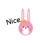 日常的に使える動物と文字（個別スタンプ：2）