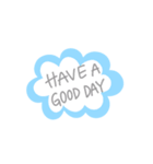 Daily stamps blue ver（個別スタンプ：1）
