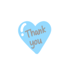 Daily stamps blue ver（個別スタンプ：3）