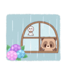 ゆるっとたぬきくん【梅雨】（個別スタンプ：37）