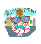 Nagomiちゃん夏だから（個別スタンプ：16）