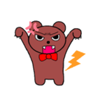 くまさんの喜怒哀楽。（個別スタンプ：2）