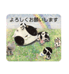 チョビとゆかいなスタンプ①（個別スタンプ：8）