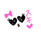 リボンを付けたキラキラおめ目ちゃん☆（個別スタンプ：8）