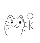 可愛い猫のスタンプ第一弾（個別スタンプ：6）