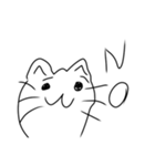 可愛い猫のスタンプ第一弾（個別スタンプ：7）