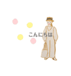 黒りぼんの女の子（個別スタンプ：2）