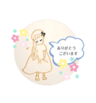 黒りぼんの女の子（個別スタンプ：6）