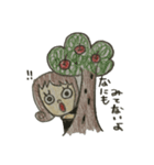 くるくる巻きの女の子2（個別スタンプ：1）