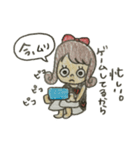 くるくる巻きの女の子2（個別スタンプ：5）
