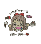 くるくる巻きの女の子2（個別スタンプ：6）
