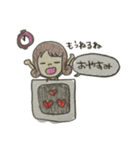 くるくる巻きの女の子2（個別スタンプ：10）