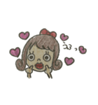 くるくる巻きの女の子2（個別スタンプ：12）